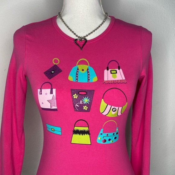 Y2k purses baby tee - Picture 2 of 4